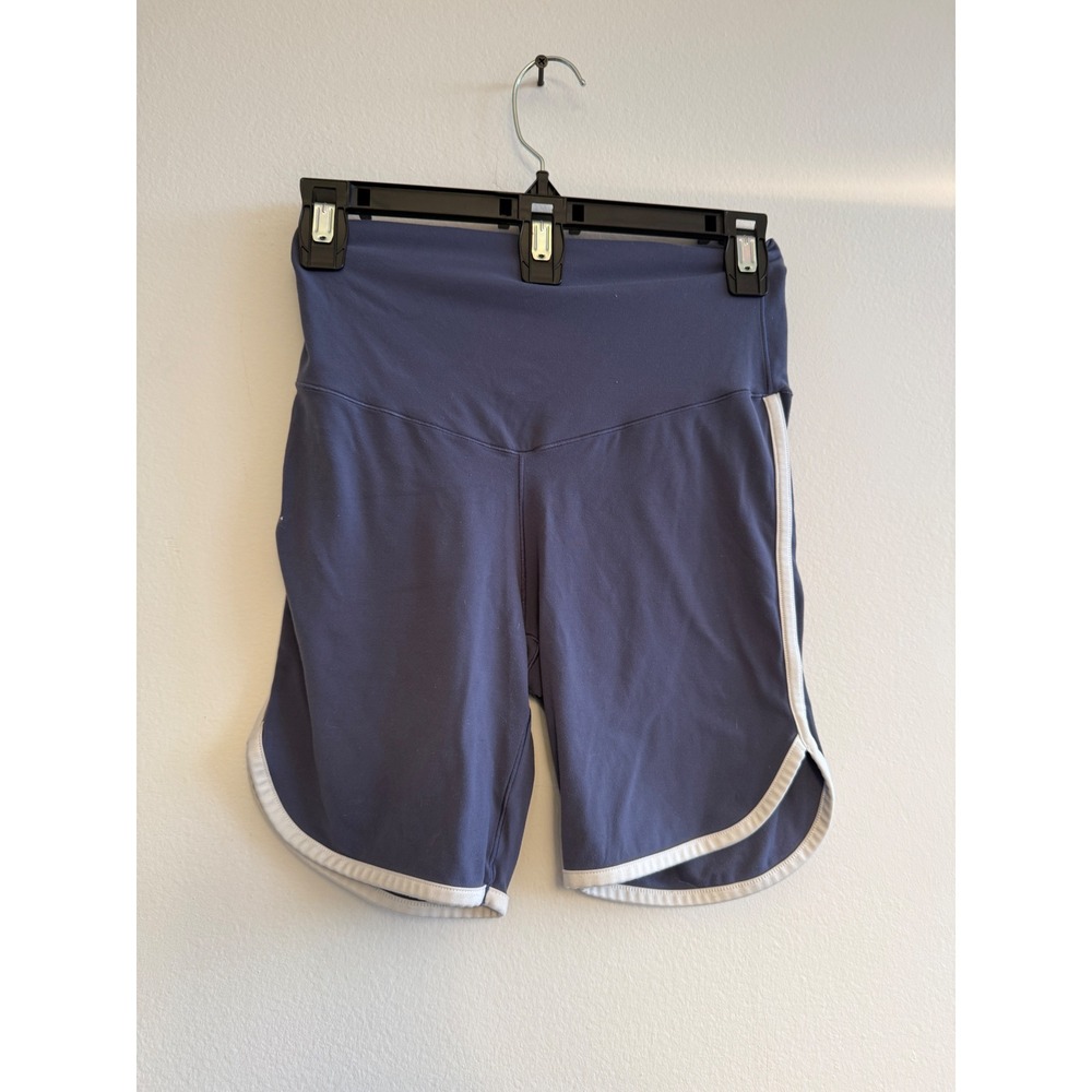 OFFLINE by Aerie Real Me Xtra Bike Shorts Blue High Rise Dolphin Hem Size Medium - Picture 2 of 7